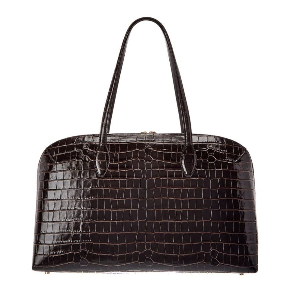 Toteme Leather Shoulder Bag, Brown - Picture 2 of 4